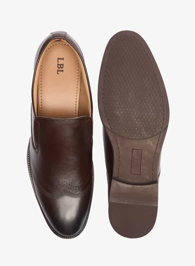 Men Solid Slip-On Loafers