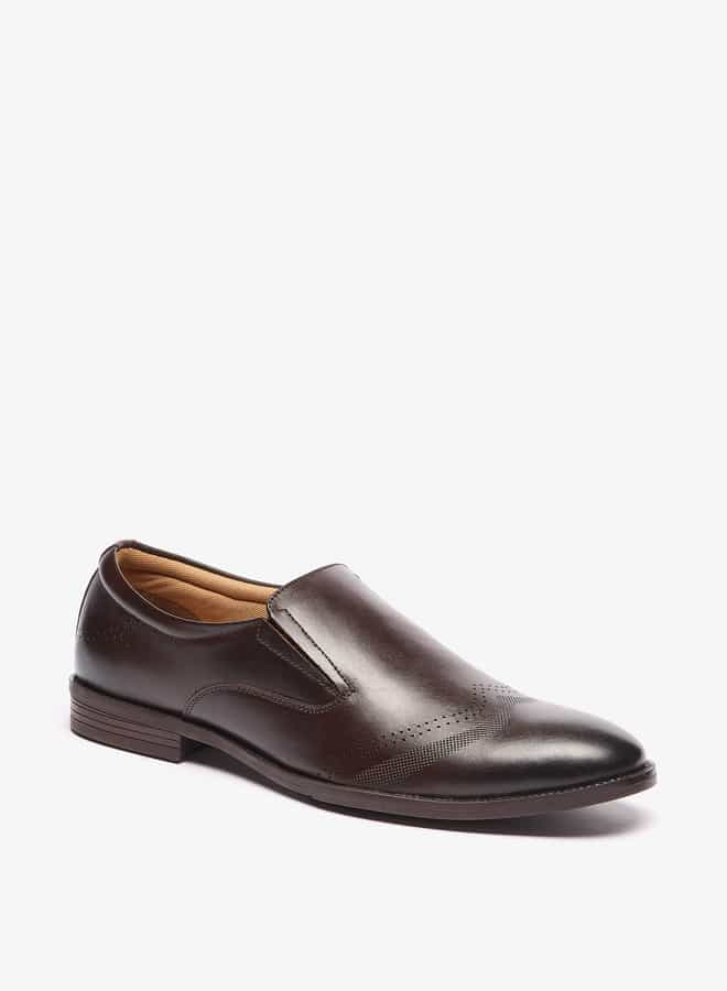 Men Solid Slip-On Loafers