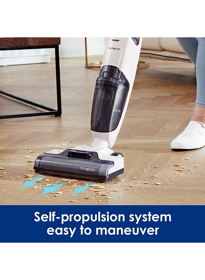 iFloor 2 Max Wet and Dry Cordless Vacuum Cleaner and Mop, Self cleaning with Streak-free Drying, Ideal for Hard Floors, All corners, sticky messes and pet Hairs, Portable and Lightweight Design 0.55 L 120 W IFLOOR 2 Max ‎White/Grey