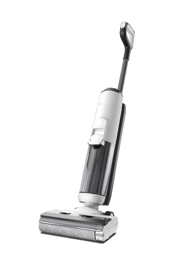 iFloor 5 Breeze Wet and Dry Cordless Vacuum Cleaner and Mop with suction, Self cleaning with Streak-free Drying, Ideal for Hard Floors, All corners, sticky messes and pet Hairs 0.8 L 190 W FW123400AE White