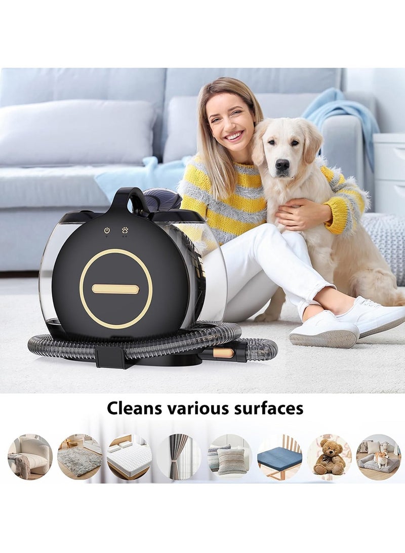 450W Snail Carpet Cleaner with 2 Litre Clean Water Tank & 1 Litre Waste Water Tank Capacity, Green Lion GNSNCARPETBK - Black