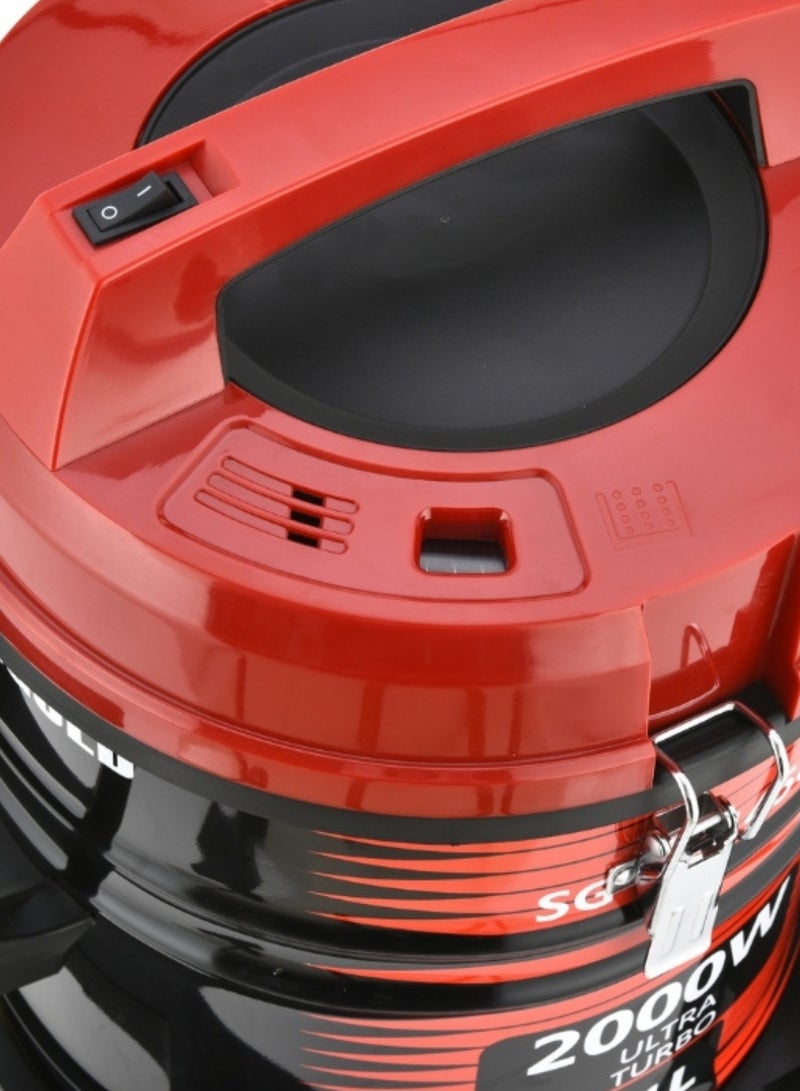 Dry Vacuum Cleaner 21L 2000W With Telescopic Tube 1.5M Cable