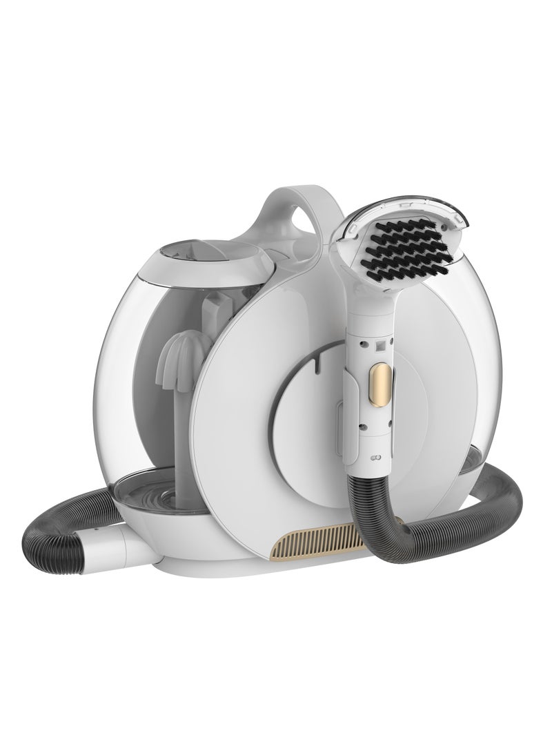 Snail Carpet Cleaner with Heat Mode Function / Removable Water Tank / 2L Capacity / Extra Long Hose / Multifunction Brush Design - White