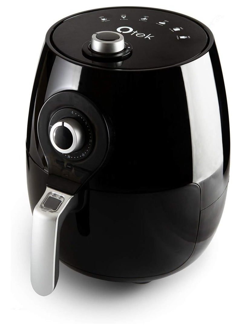 4.2L Air Fryer with Timer – Adjustable Temperature Control & 6 Presets for Healthy Oil-Free Cooking