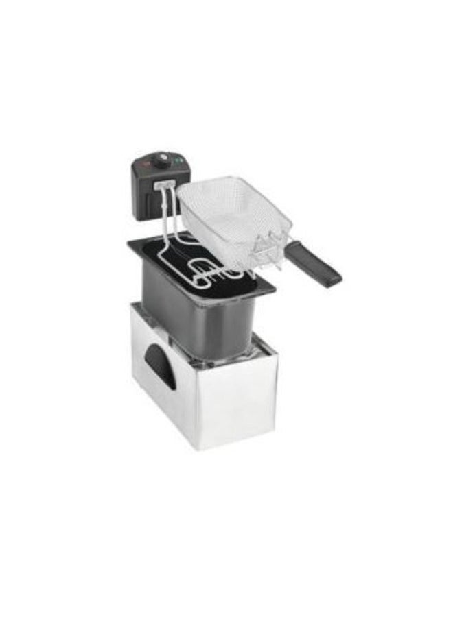 Saachi Stainless Steel Electric Deep Fryer – 3.0 Litres Silver