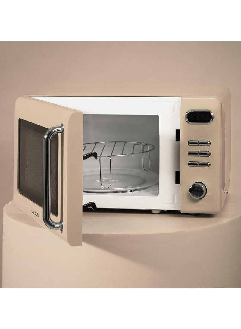 Digital Microwave with Grill Proclean 5110, 20L, Retro Beige, 700W, 8 Programs