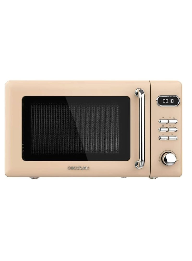 Digital Microwave with Grill Proclean 5110, 20L, Retro Beige, 700W, 8 Programs