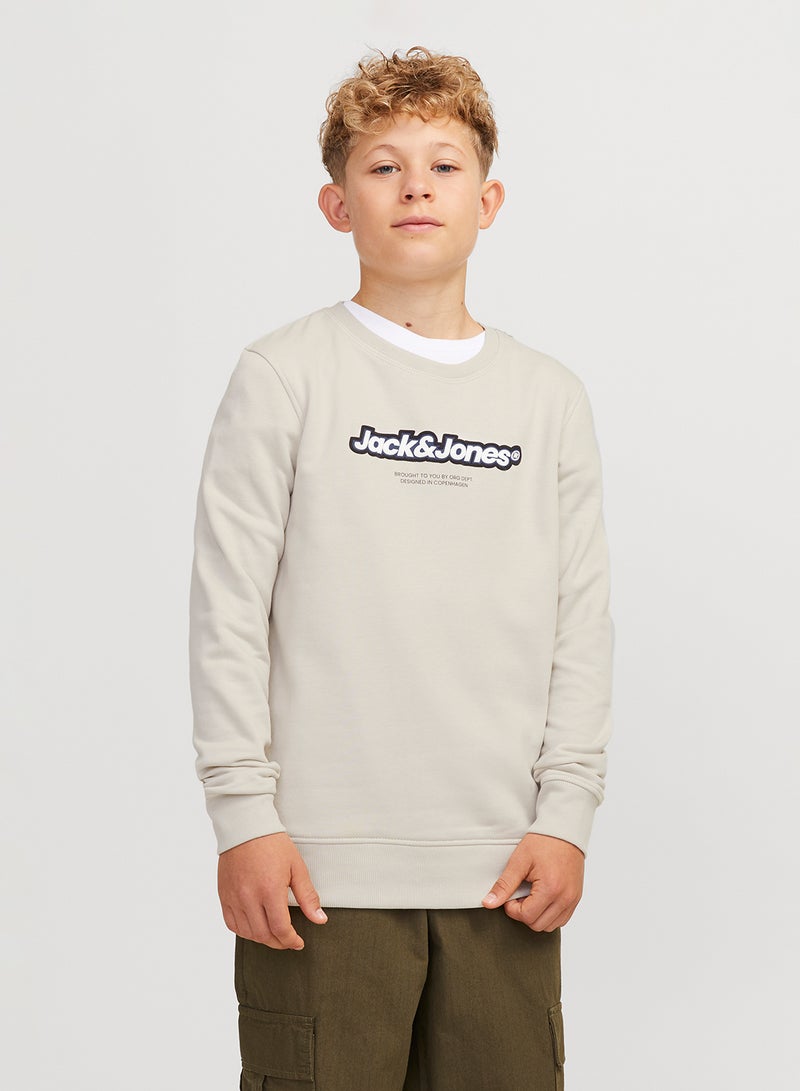 Kids Graphic Print Hoodie