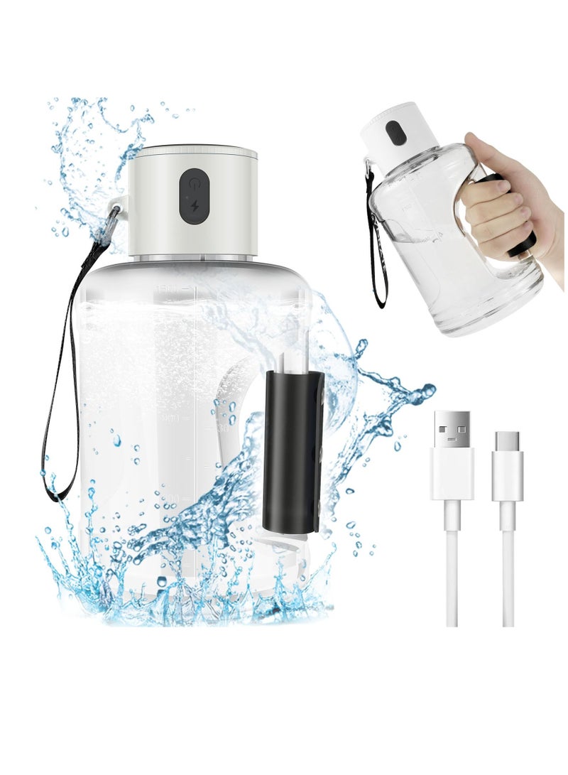 Hydrogen Water Bottle, 2024 New Portable Hydrogen Water Ionizer Machine, with Scale 1500ML Hydrogen Sports Water Bottle, Multifunctional Hydrogen Rich Water Glass Health Cup for Home Office Travel