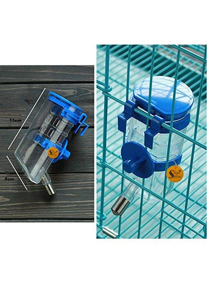 350ml Leak Proof Water Bottle for Hamster/Dwarf/Gerbil/Mice/Guinea Pig/Ferret/Rabbit (Blue) (1 Piece)