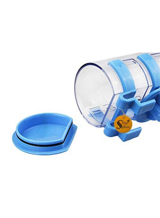 350ml Leak Proof Water Bottle for Hamster/Dwarf/Gerbil/Mice/Guinea Pig/Ferret/Rabbit (Blue) (1 Piece)