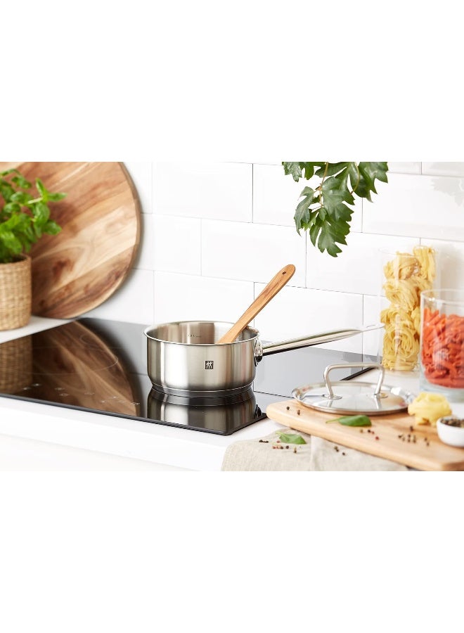 Zwilling Twin Classic 16 Cm Saucepan +Lid. 3Ply Base. Scratch Resistant 18/10 Stainless Steel Body. For All Hob Types. Ergonomic Stay Cool Stainless Steel Handles