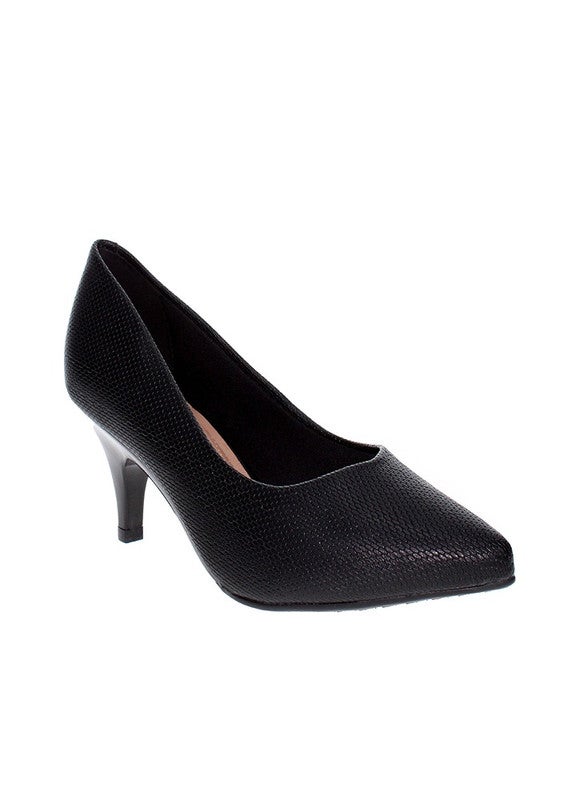 Beira Rio Ladies Low Heel Shoes Black | Made In Brazil