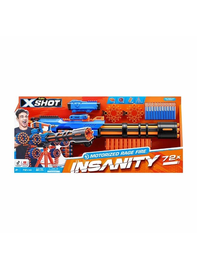 Motorized Rage Fire Insanity Blaster With Darts