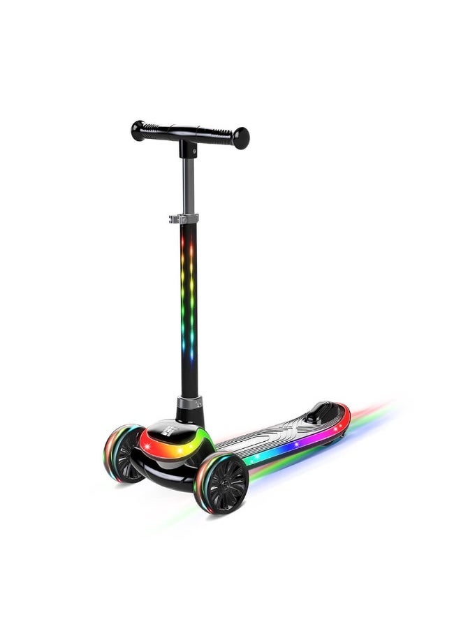 LiT Firefly 3-Wheel Kick Scooter (Black)