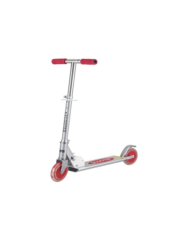 Foldable Aluminum Kick Scooter for Kids and Teens with Adjustable Handlebar