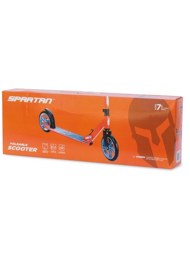 Spartan Folding Scooter (Orange, 200 mm)