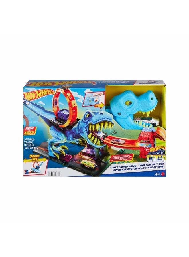 City T-Rex Chomp Down Playset