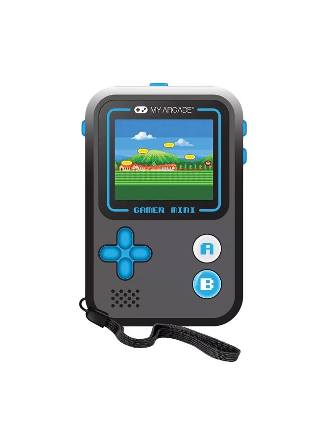 Gamer Mini Classic 160-In-1 Handheld Game System (Black/Blue)