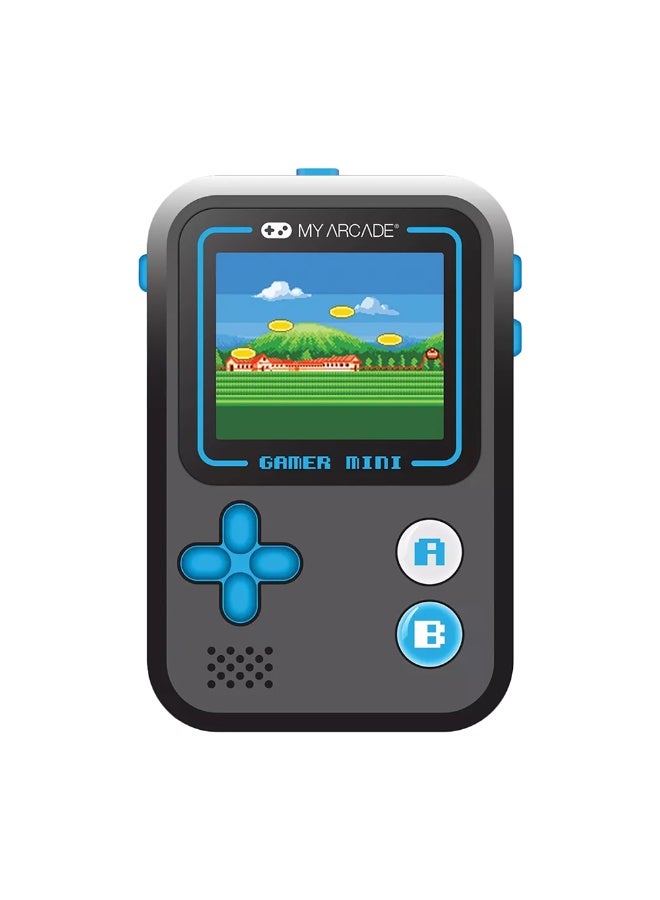 Gamer Mini Classic 160-In-1 Handheld Game System (Black/Blue)