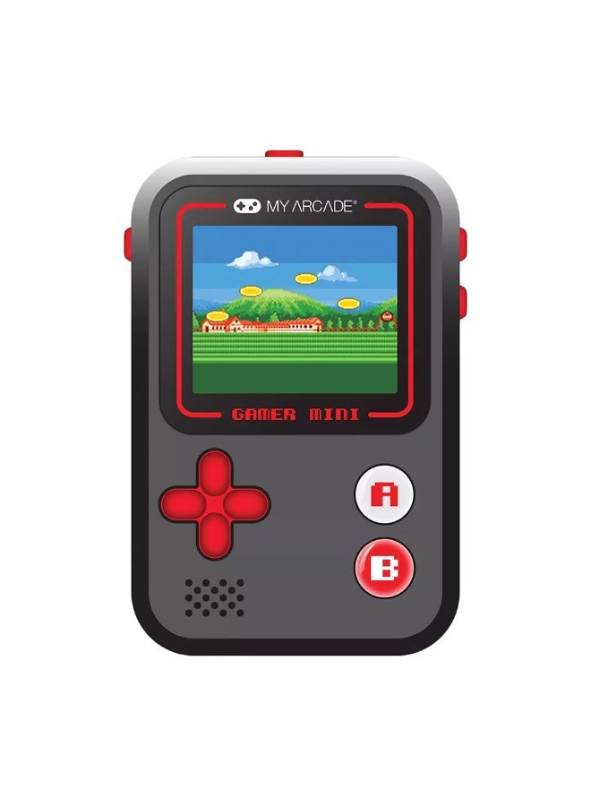 Gamer Mini Classic 160-In-1 Handheld Game System (Black/Red)