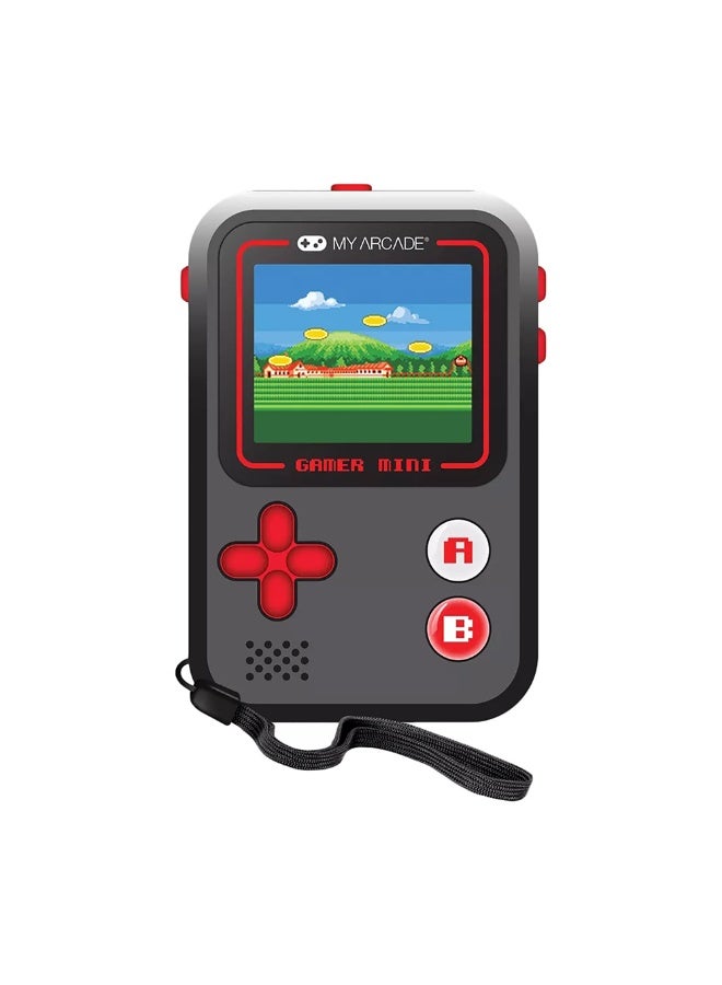 Gamer Mini Classic 160-In-1 Handheld Game System (Black/Red)