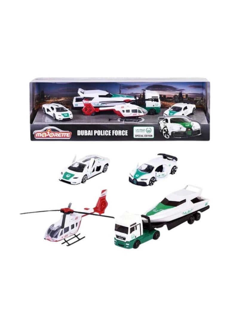 Majorette – Dubai Police Force Pack 5 Pieces