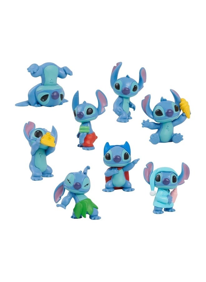 Lilo & Stitch: Stitch Collectible Figure Set (5 Cm, 8 Pack)