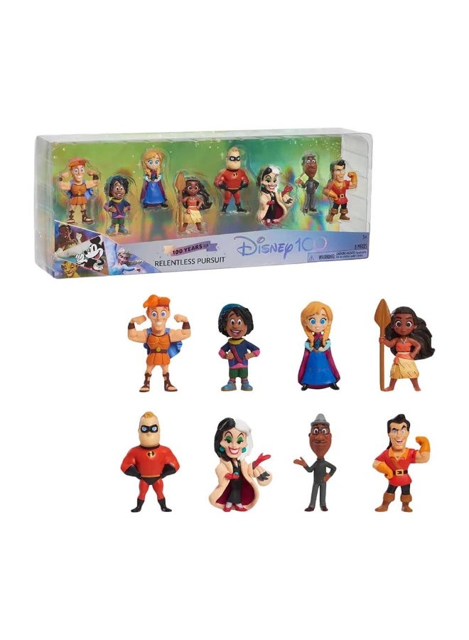 100 Years Of Relentless Pursuit Celebration Figure Set (7 Cm, 8 Pack)