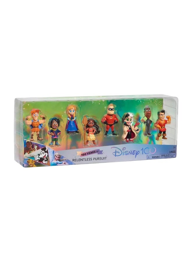 100 Years Of Relentless Pursuit Celebration Figure Set (7 Cm, 8 Pack)