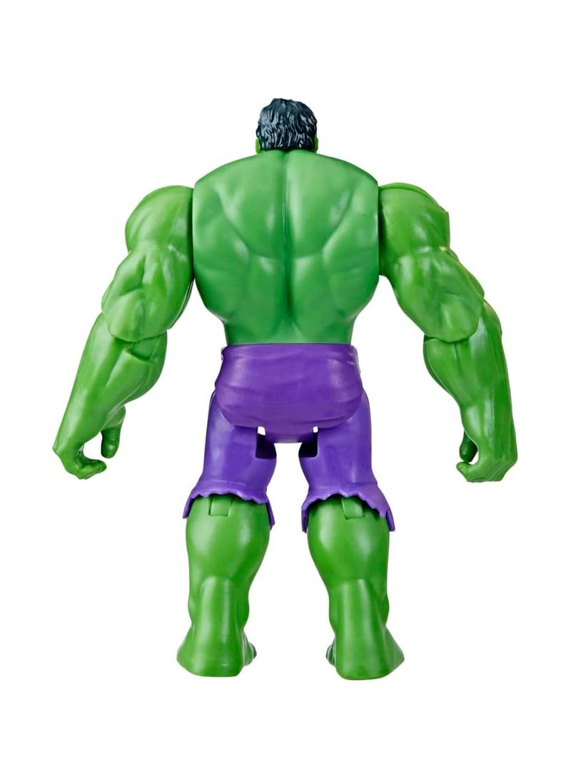 Mech Strike Mechasaurs Hulk Action Figure, 4.5-Inch, with Weapon Accessories, Marvel Toys for Kids Ages 4 and Up