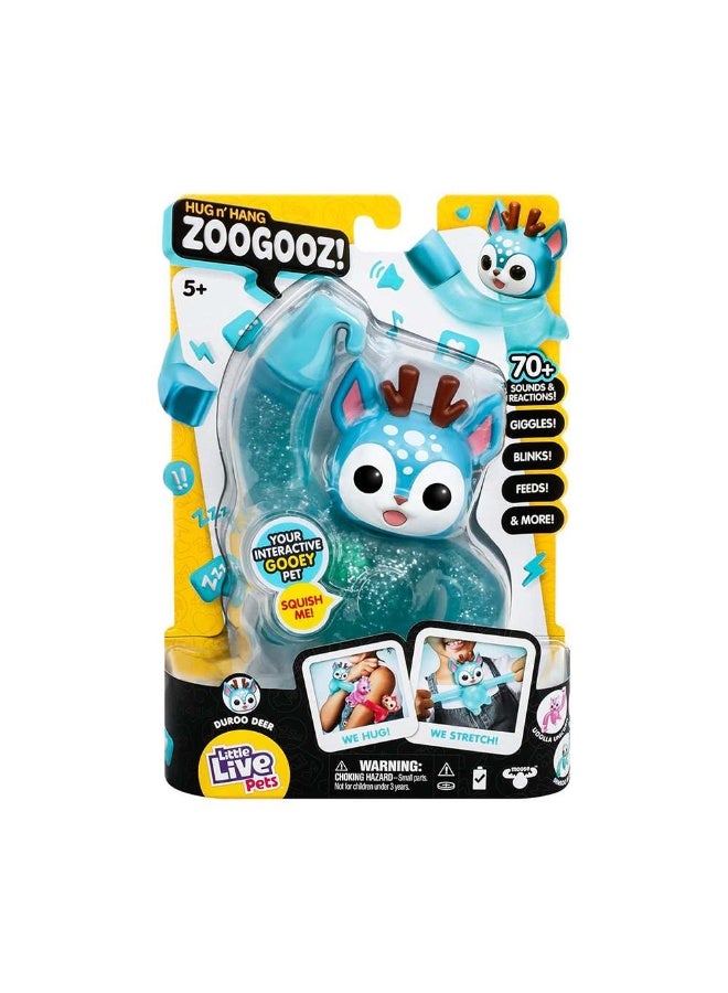 Little Live Pets Hug N’ Hang Zoogooz Duroo Deer Interactive Gooey Toy