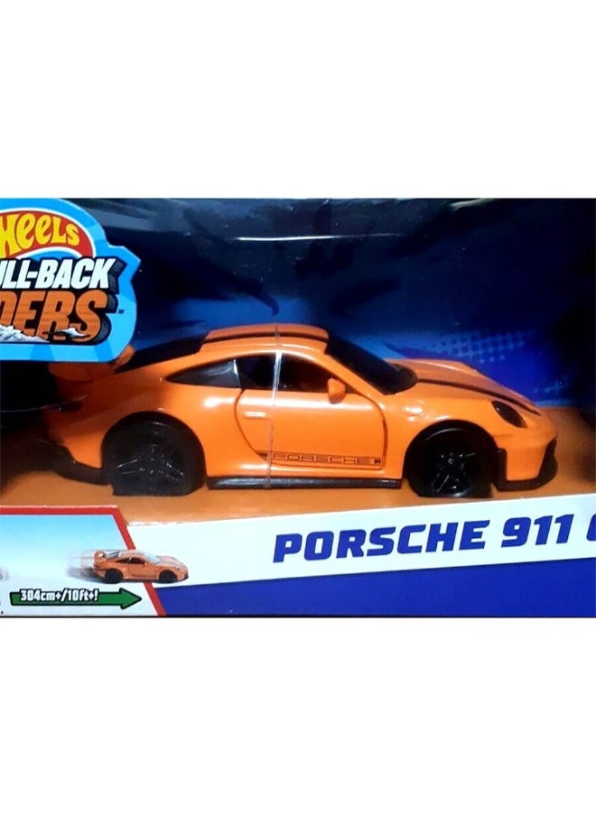 Hot Wheels Pull-Back Speeders Porsche 911 GT3 Vehicle