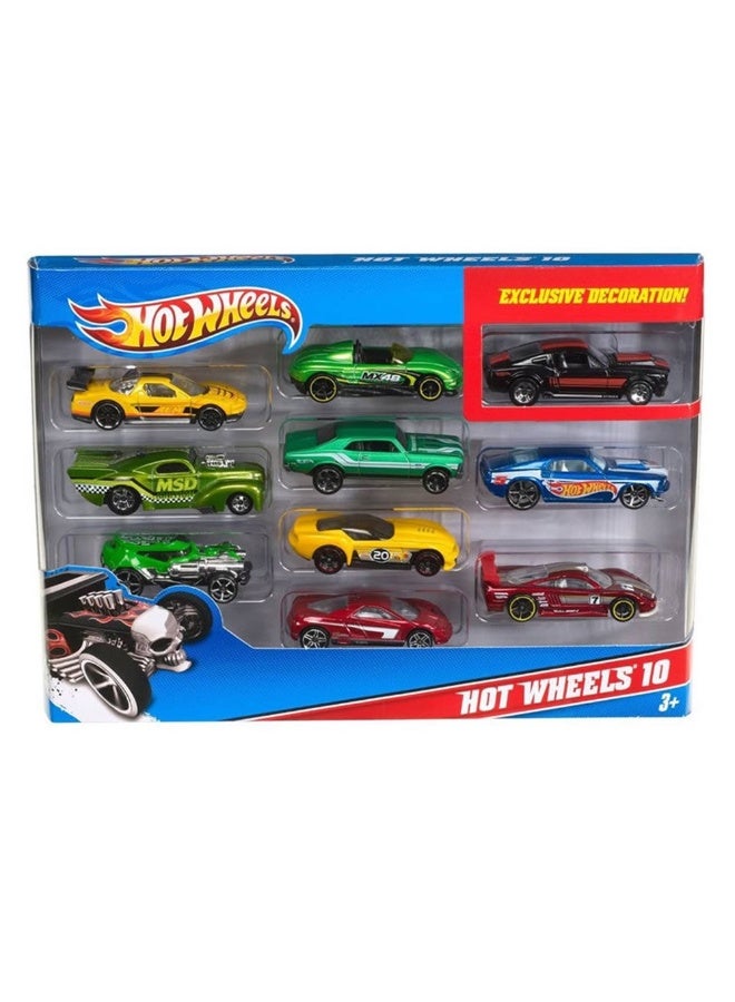 Exclusive Decoration Car Set (Pack Of 10, Styles May Vary)