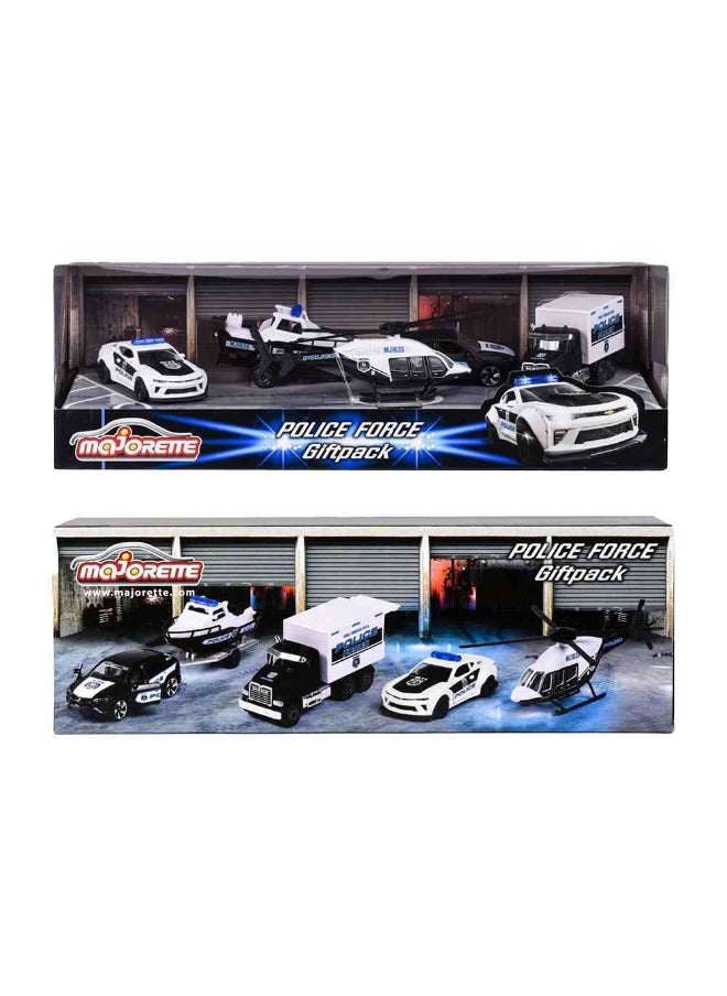 Majorette Police Force Vehicle Giftpack (4 Pieces)