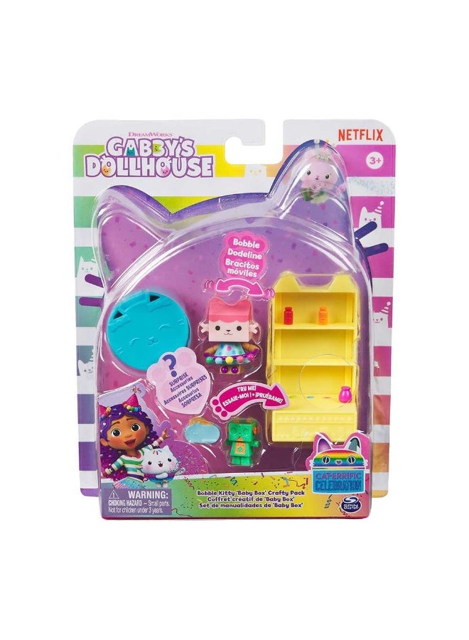 Gabby'S Dollhouse Cat-Errific Bobble Kitty Baby Box Craft Pack (Assorted)