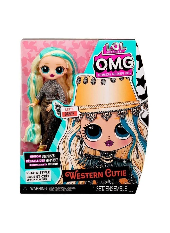 LOL Surprise OMG Western Cutie Fashion Doll with 8 Surprises