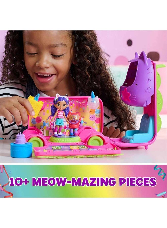 Gabby'S Dollhouse Cat-Errific Purrfect Party Bus Playset