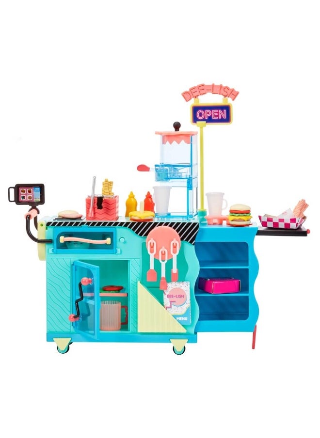 LOL Surprise OMG To-Go Diner Playset with Miss Sundae Doll