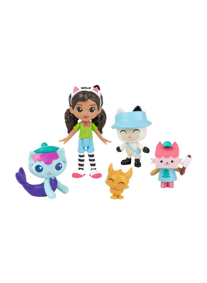 Gabby's Dollhouse Gabby & Friends Camping Figure Set (4 Pack)