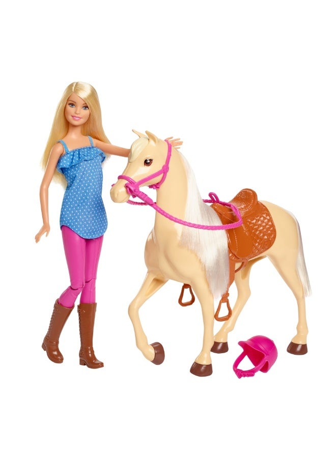 Barbie Horse and Doll Playset (Blonde)