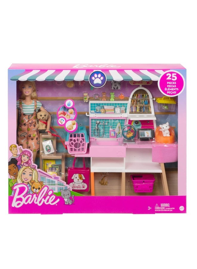 Barbie Pet Supply Store Playset