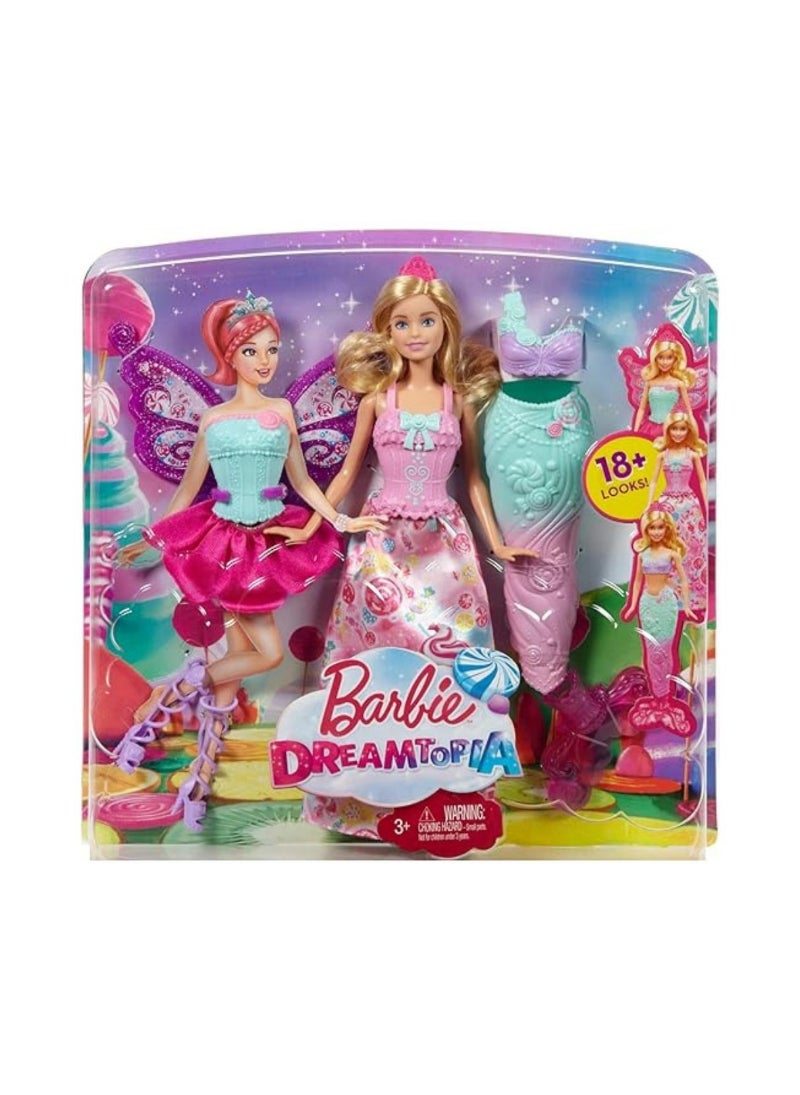 Barbie Doll and Fairytale Dress-Up Set