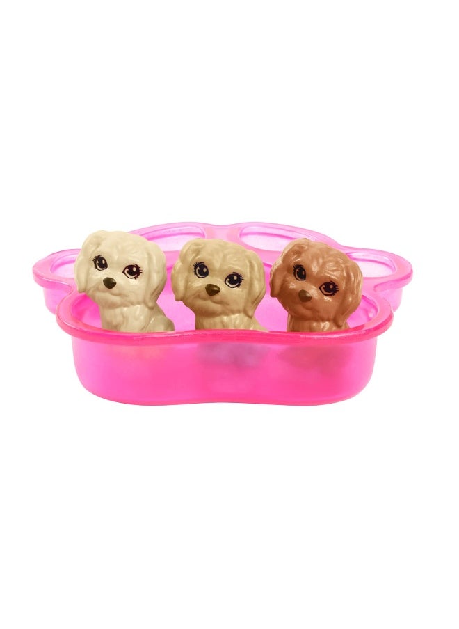 Barbie Newborn Pups Playset & Doll