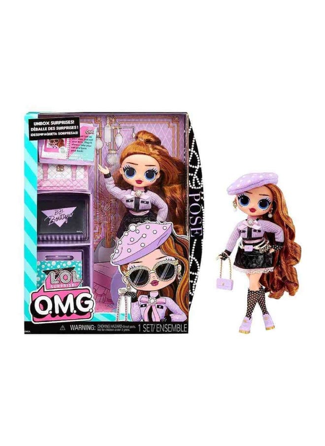 LOL Surprise OMG Series Pose Doll with Accessories (25 cm, 12 Pieces)