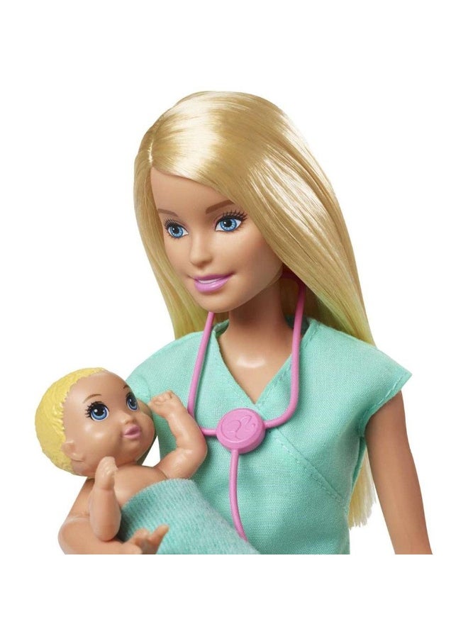 Barbie You Can be Anything Career Baby Doctor Playset with Accessories