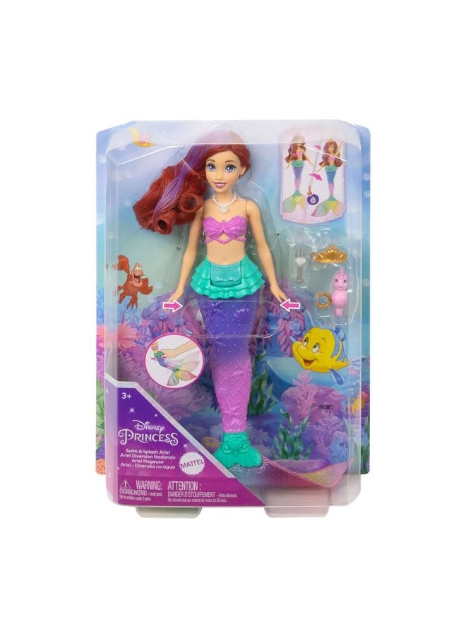 Disney Princess Swim & Splash Ariel Color Change Ariel Doll (30 cm)