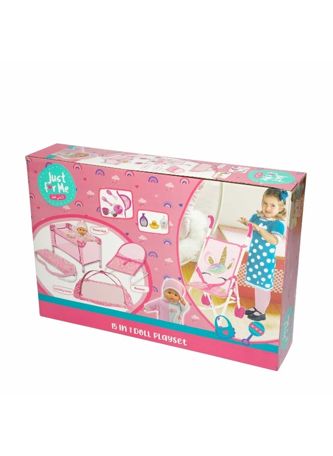 Just for Me 15 in 1 Doll Playset