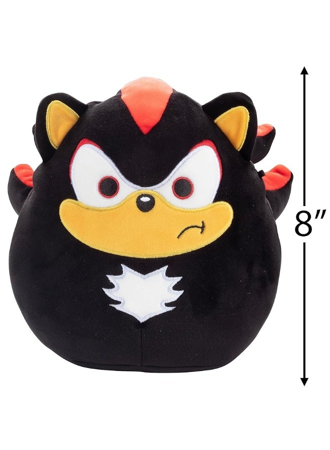 Squishmallows 8 Sonic The Hedgehog Shadow  Official Kellytoy Plush  Collectible Soft  Squishy Shadow Stuffed Animal Toy  Add to Your Squad  Gift for Kids Girls  Boys  8 Inch