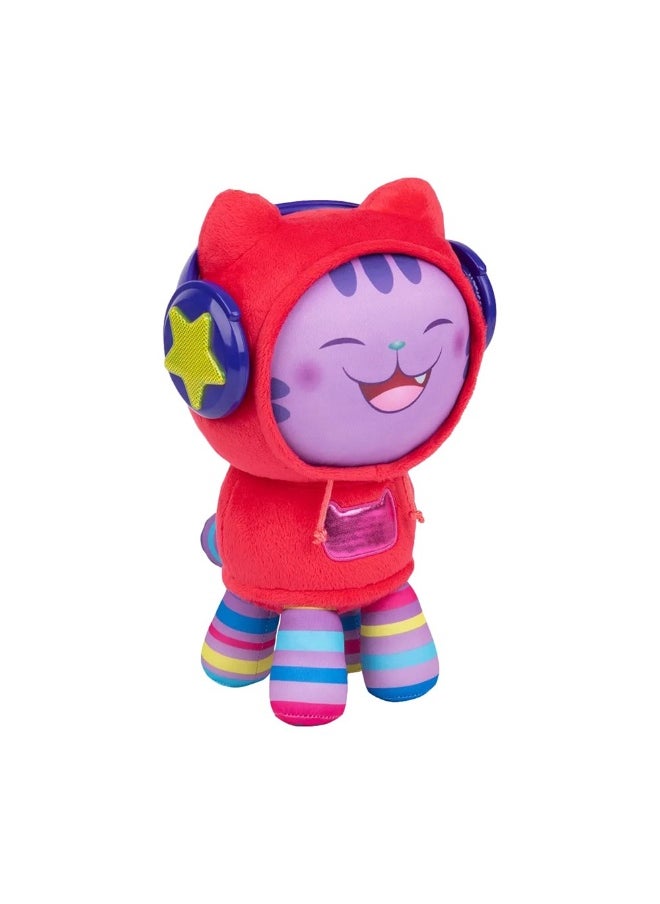 Gabby's Dollhouse Danial James DJ Catnip Light-up Musical Plush Toy (25 cm)